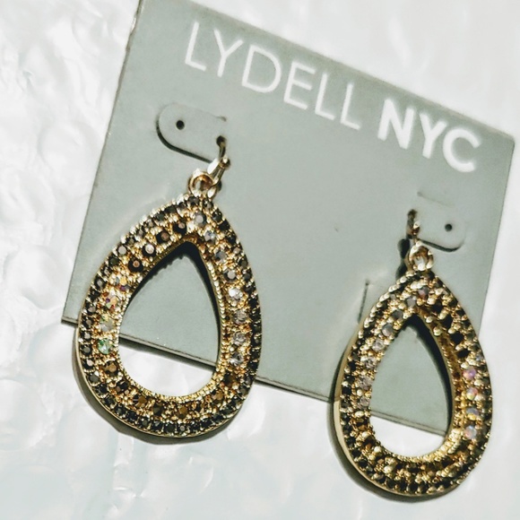 Lydell NYC Jewelry - Crystal Pave Teardrop Earrings